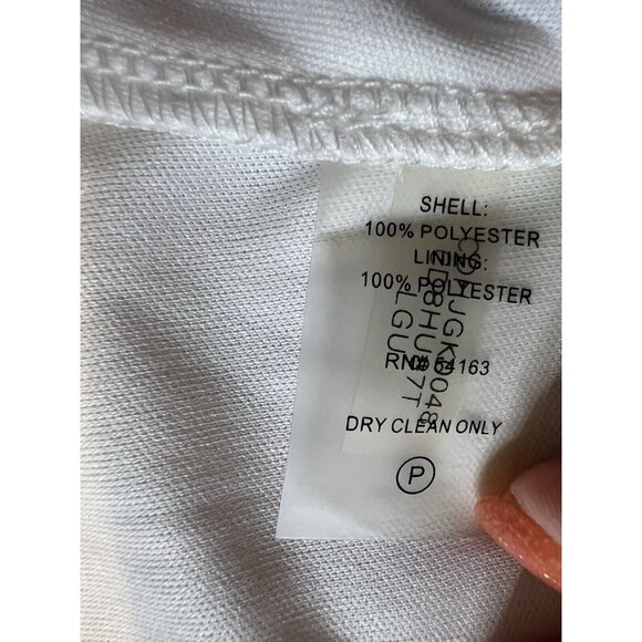 Calvin Klein Dress 12 Sleeveless Flowy Blush Floral Stretch Career Church NEW - Picture 10 of 13